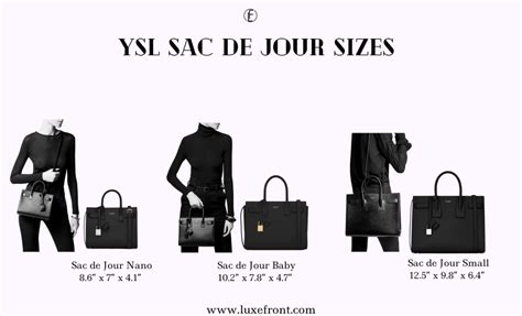 ysl jour bag|ysl sac de jour sizes.